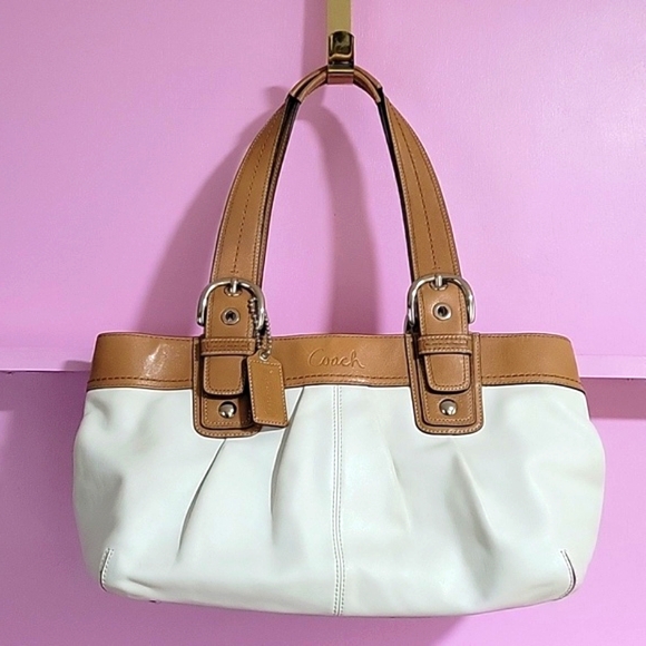 COACHF13732LeatherShoulderBag - Picture 1 of 14